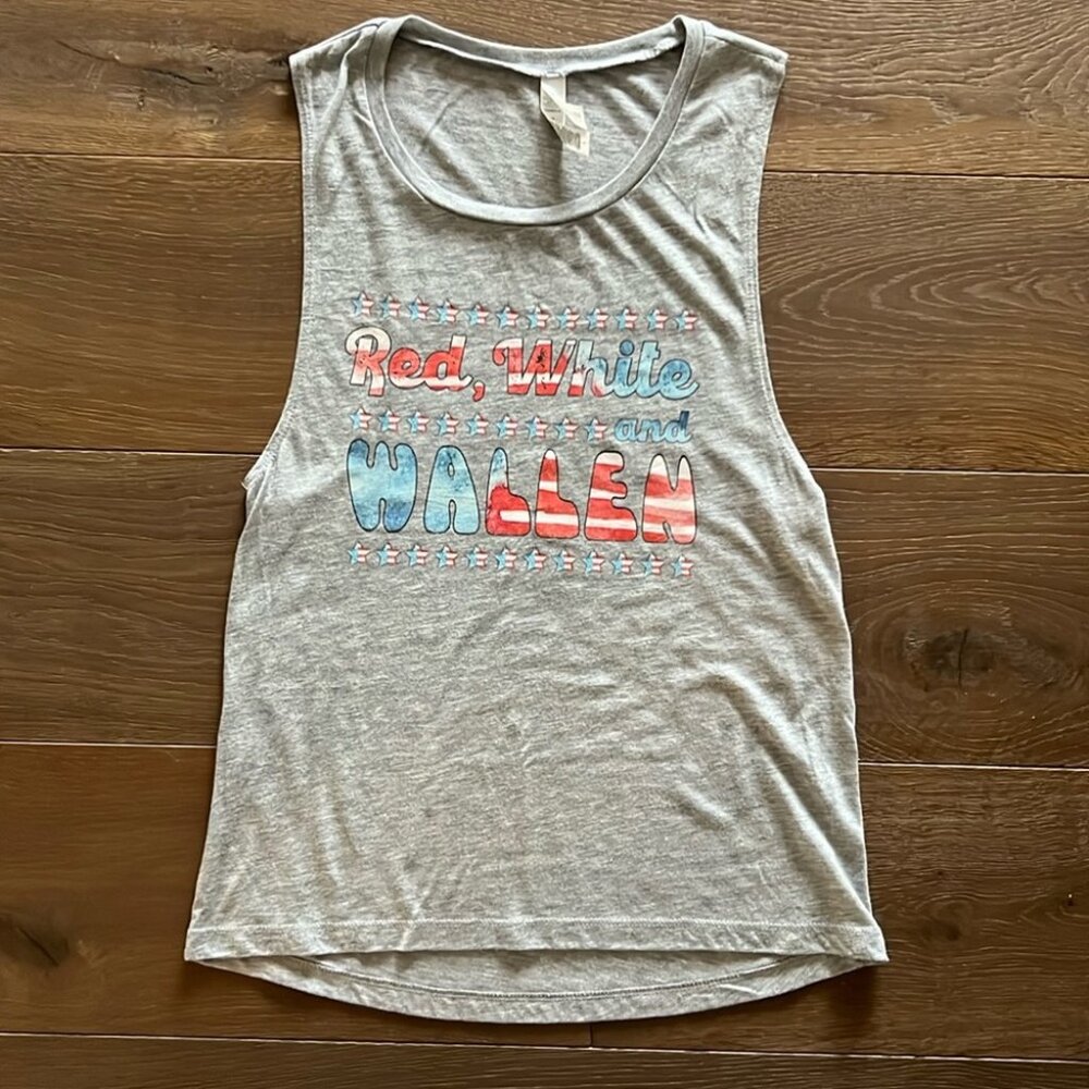 Morgan Wallen Muscle Tank Sz S
